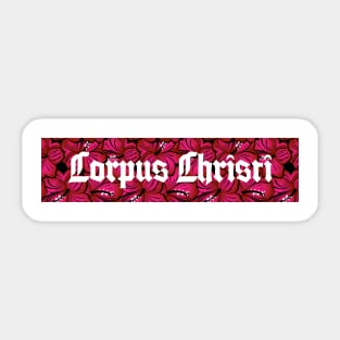 Corpus Christi Flower Sticker